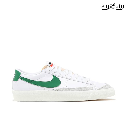 کفش نایک بلیزر ساق کوتاه سفید سبز |Nike Blazer low 77 vintage pine green